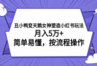 丑小鸭变天鹅女神塑造小红书玩法，月入5万+，简单易懂，按流程操作